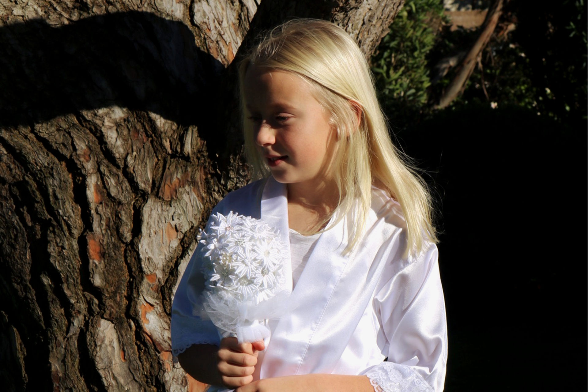 Satin First Communion Robe